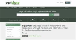 Desktop Screenshot of equiphase.net