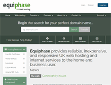 Tablet Screenshot of equiphase.net